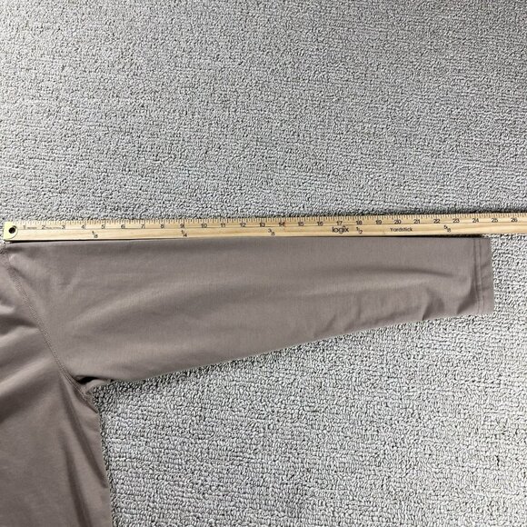 BYLT Premium Basics Drop Cut Long Sleeve Shirt Beige Men’s Size Medium - Picture 6 of 8